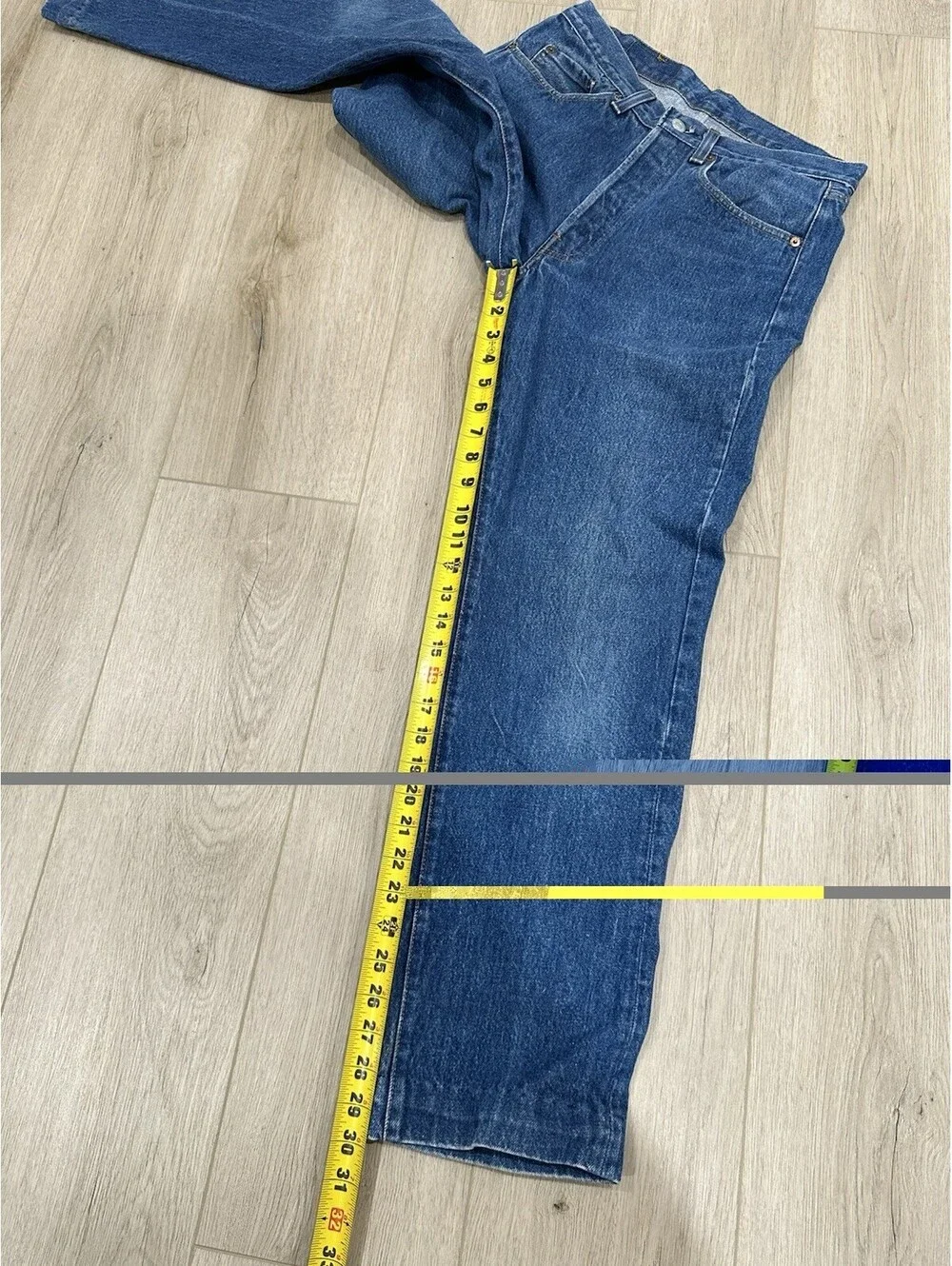 VTG Levis 501 0115 Jeans Mens 29x30 Blue Regular Straight Button Fly 80s